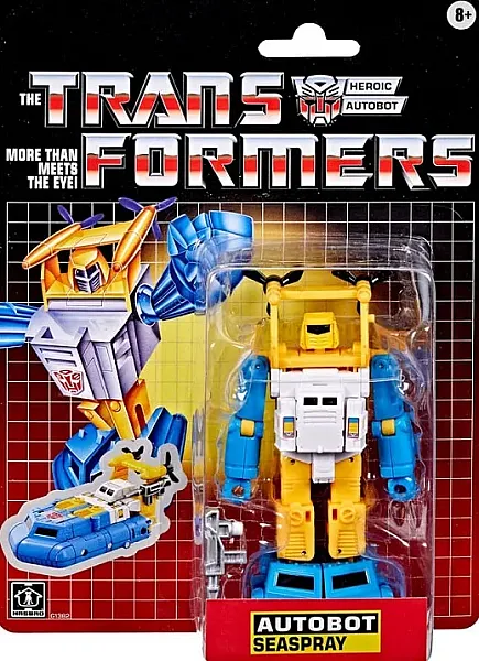 TRANSFORMERS RETRO G1 ACTION FIGURE AUTOBOT SEASPRAY 13 CM